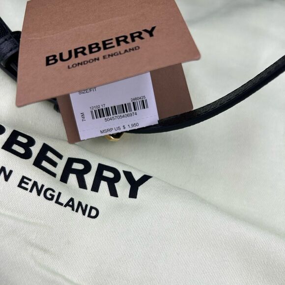 Women’s Burberry Banwell classic check leather bag with detachable strap - Picture 8 of 15